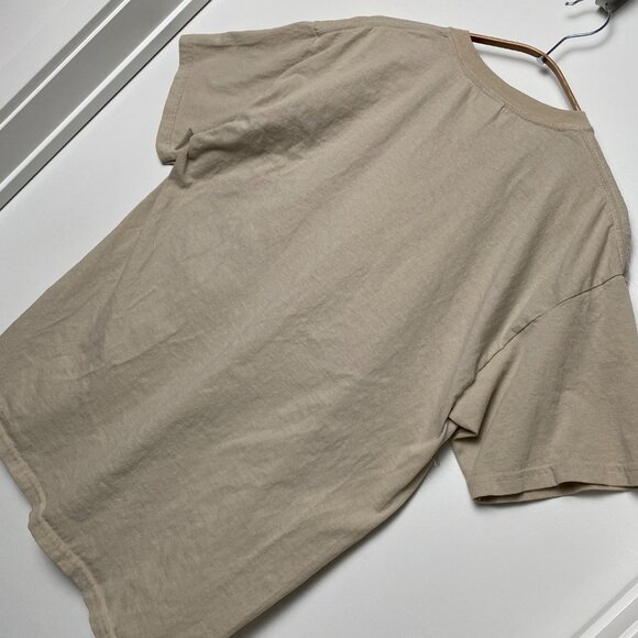 Calgary Rodeo Souvenir T-Shirt Men Large Beige Late 00s Graphic Bull Cowboys - Picture 9 of 12